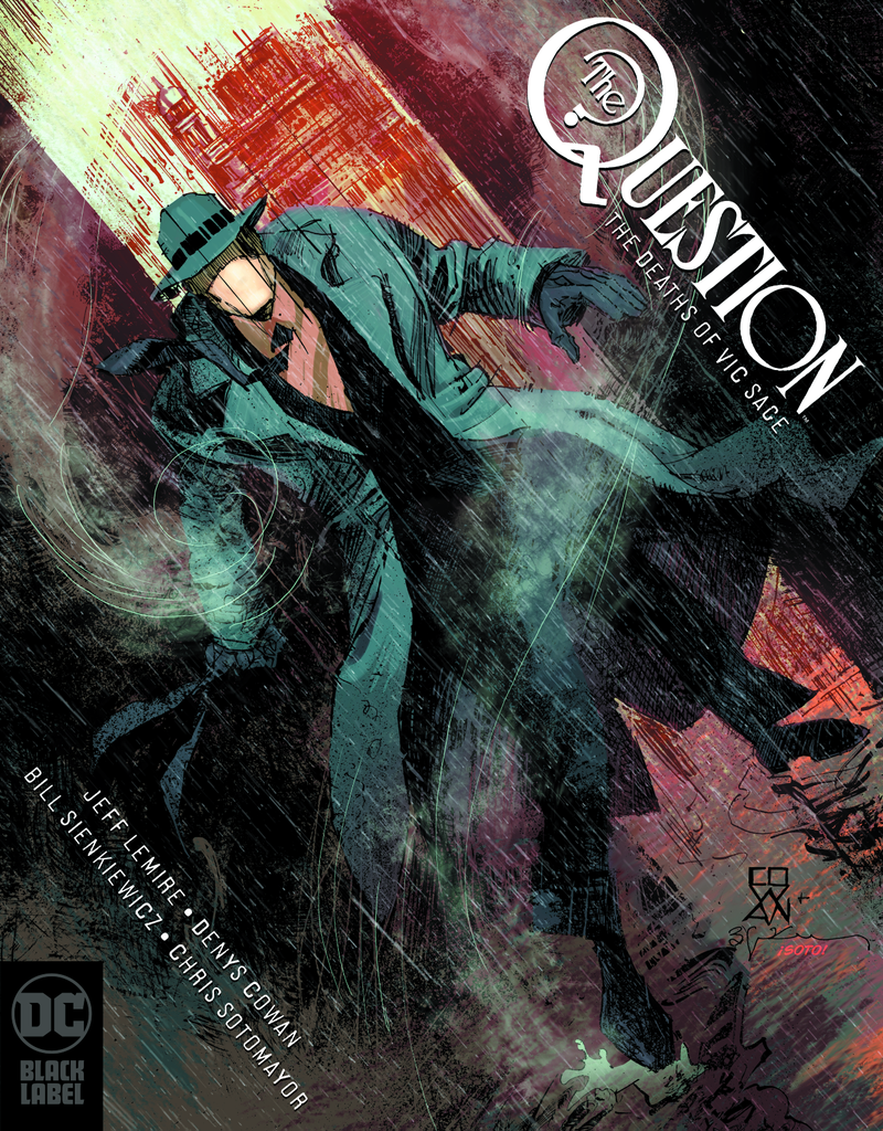 The cover of The Question: The Deaths of Vic Sage